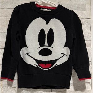 GAP Black and Red Disney Sweater